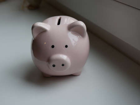 piggy Bank on a white backgroundの写真素材