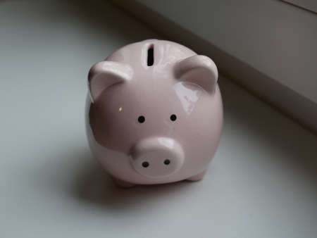 piggy Bank on a white backgroundの写真素材