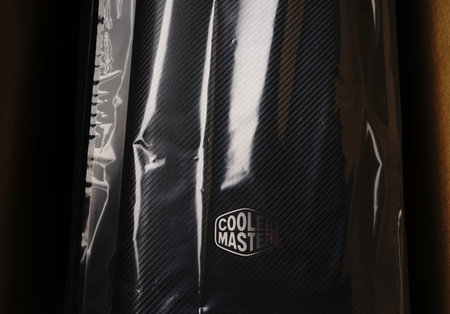 Moscow, Russia - march 3 2021: The branded case of the system unit of the personal computer is still in the packaging in the box. Repair and upgrade of an old computer for the home officeのeditorial素材