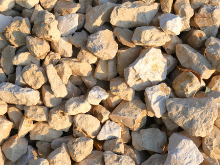 Coarse gravel texture. It was used for laying a new road