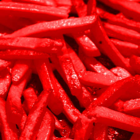 Texture of red slices. Closeupの写真素材