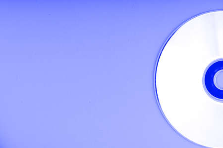Concept I love music. Half a CD and a lot of space for textの写真素材