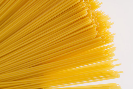 Pasta on a white background. Closeupの写真素材