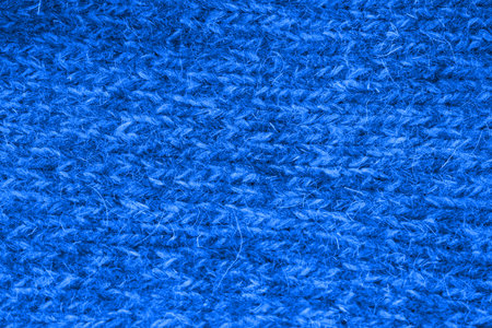 Texture of fabric. Macro. Blue colorの写真素材