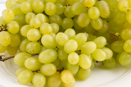 Grapes close up. Side view. Closeの写真素材