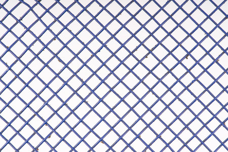 The texture in the form of a blue metal mesh. Macroの写真素材