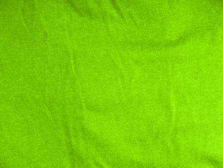 The texture of fabric is green. Flatlayの写真素材