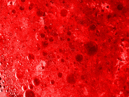 Abstract red texture with spots. Closeupの写真素材