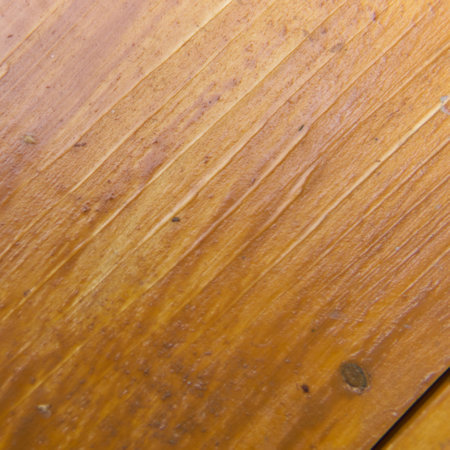 The texture of a wooden floor painted with varnish. Closeの写真素材