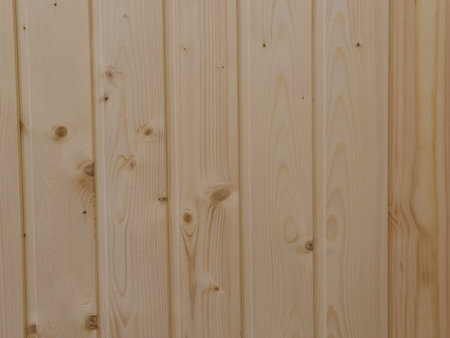 The texture of the wall made of wooden boards.の写真素材