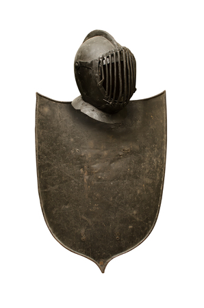 shield and helmetの写真素材