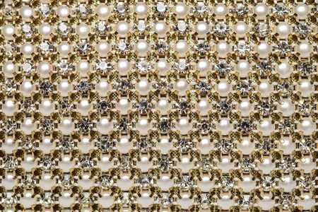 texture of white pearlsの写真素材