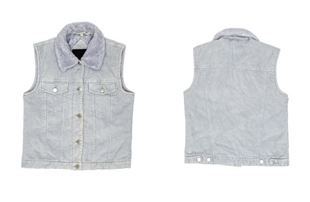 waistcoat isolated on a whiteの写真素材