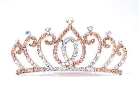 tiara on a white backgroundの写真素材