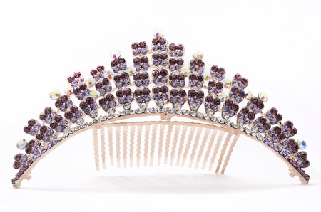 tiara on a white backgroundの写真素材