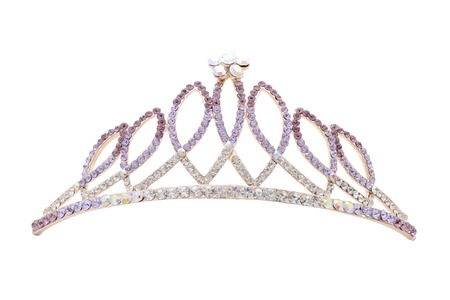tiara on a white backgroundの写真素材
