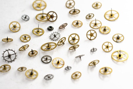 details for mechanical watchesの写真素材