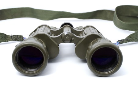 binoculars isolatedの写真素材