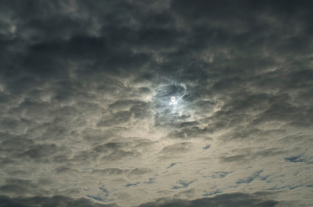 the sun in the clouds