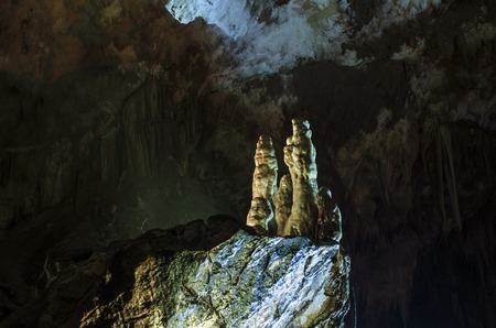 stalactite caveの写真素材