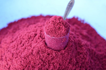 pink spice in a cupの写真素材