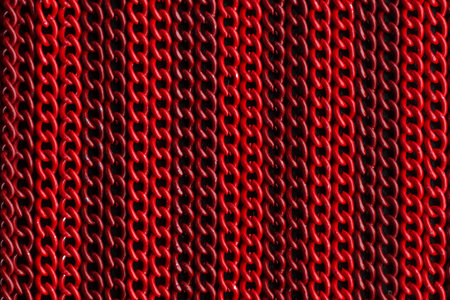 background of red chains
