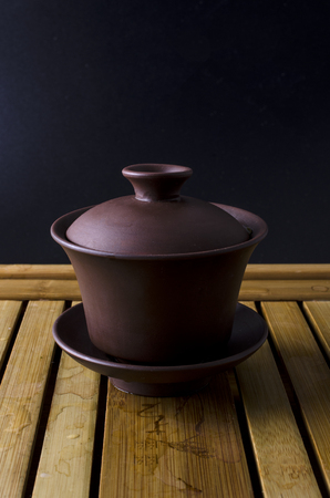 gaiwan for Chinese tea ceremonyの写真素材