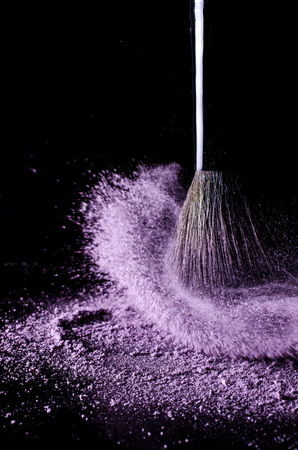 brush with crumbly shadowsの写真素材