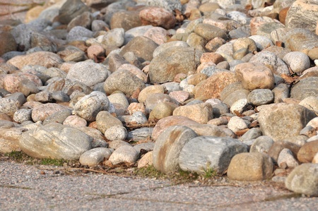 Stack of colourful stones.の写真素材