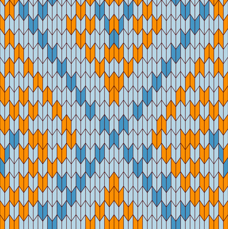 Seamless geometric pattern. yellow blue patternのイラスト素材
