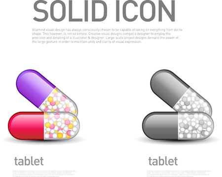 Pills iconのイラスト素材