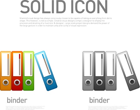 Binder Iconのイラスト素材