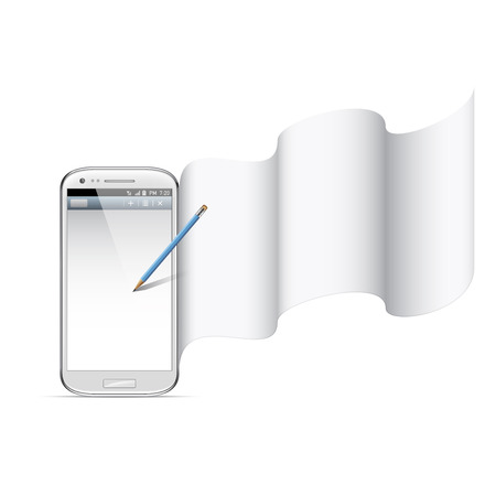 smart phone illustrationのイラスト素材