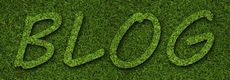 blog made from grass