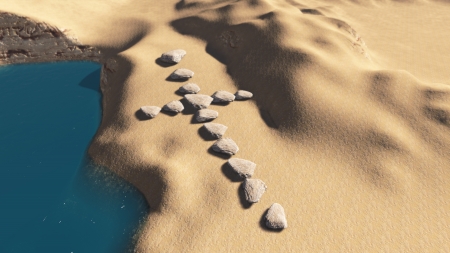 cross  from stouns made in 3d softwareの写真素材