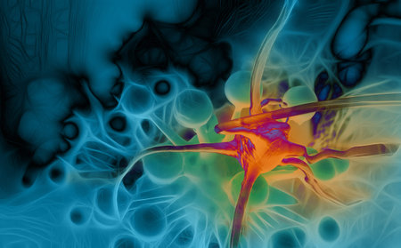 cancer cell made in 3d software