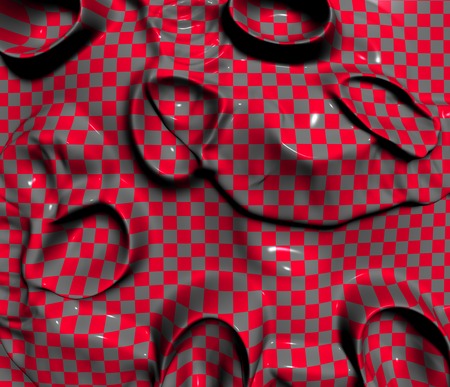 checkered texture 3d background  made in 3d softwareの写真素材