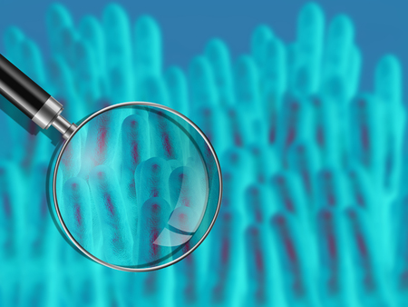 Virus and bacterium background - High Quality 3D Renderの写真素材