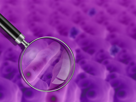 Virus and bacterium background - High Quality 3D Renderの写真素材