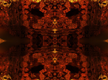 3d illustration of abstract geometric composition ,digital art works.の写真素材