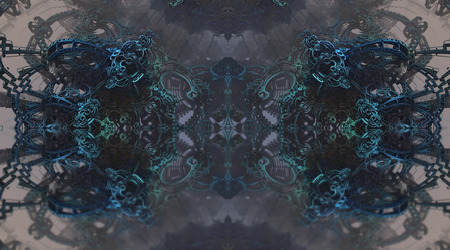 3d illustration of abstract geometric composition ,digital art works.の写真素材