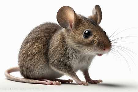 a little mouse Acomys cahirinus created by generative AIの素材