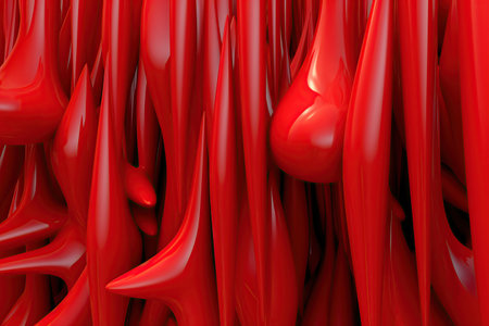 red abstracts composition created by generative AIの素材