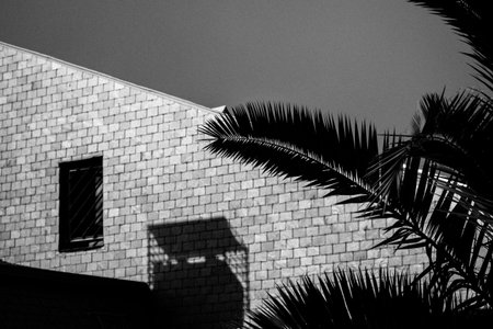 Slate facade cladding roof of a residential house, cottage. Modern architecture exterior details and...