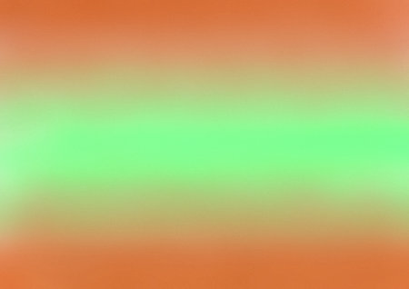 Orange green neon abstract gradient mix background with grainy texture backdrop for website poster banner. Template design. Shining light abstraction.の写真素材