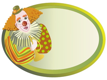 red-haired clownのイラスト素材