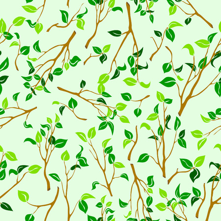 Vector Floral Seamless Pattern.のイラスト素材