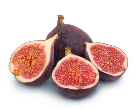 Figs isolated on white background.の写真素材