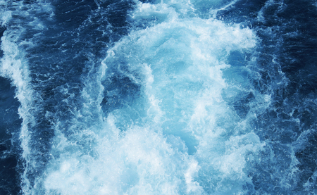 Abstract blue water sea for background.の写真素材