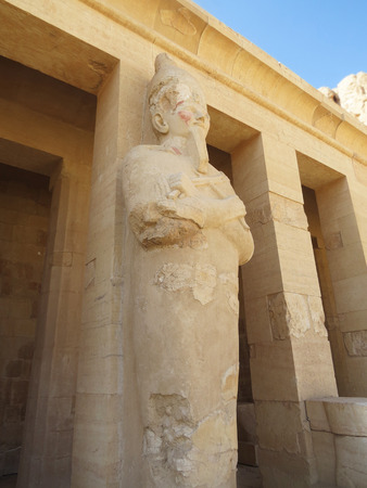 the Memorial Temple of Hatshepsut . Luxor, Egypt.の写真素材